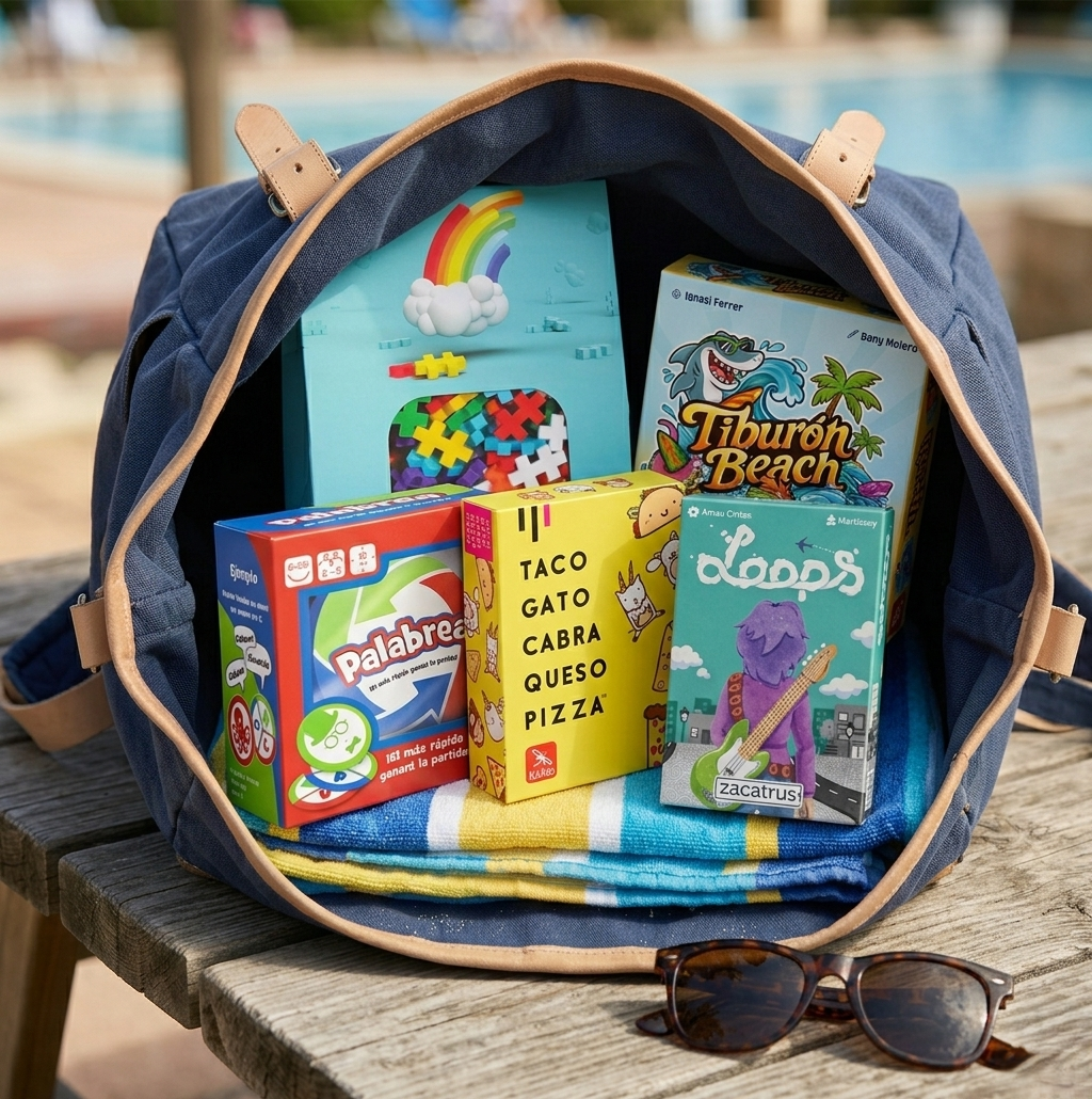 10 juegos para llevar de vacaciones: ideas para la piscina, el restaurante y los viajes en familia
