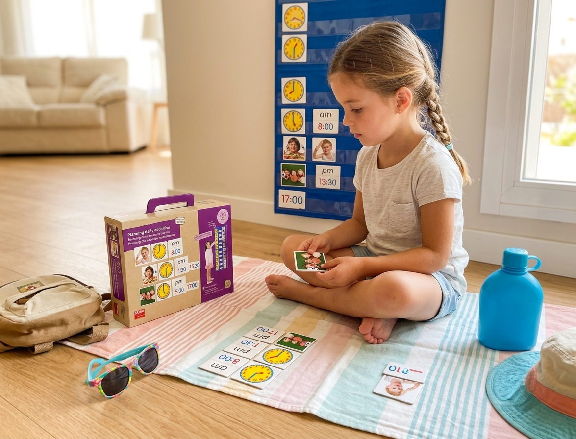 🧩 Juegos que ayudan a mejorar la planificación y las rutinas en casa durante las vacaciones