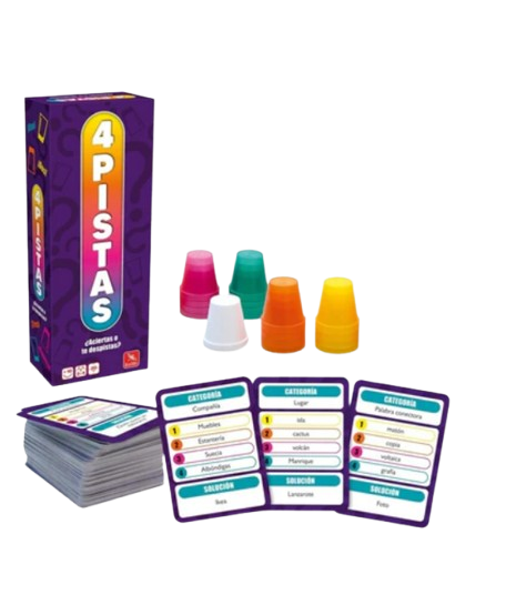 4 Pistas: El Juego de Velocidad e Ingenio
