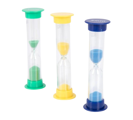 Rellotge sorra-Mini Sand Timer 1, 3 i 5 minuts