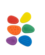 Pedres Sensorials de Silicona per a Estimulació Tàctil (Pack 6 peces)