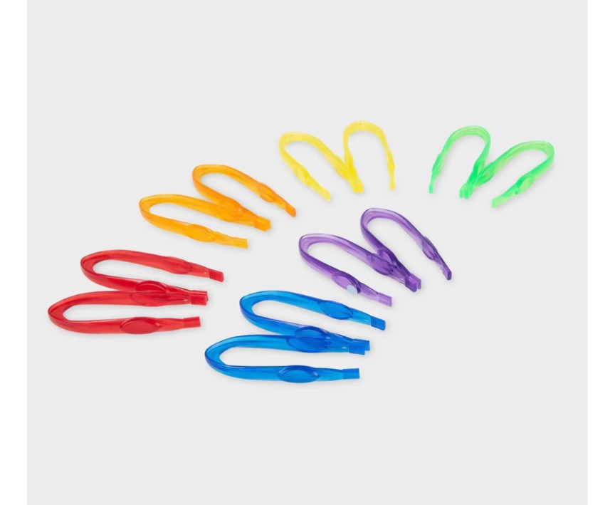 Pinzas de colores translúcidos
