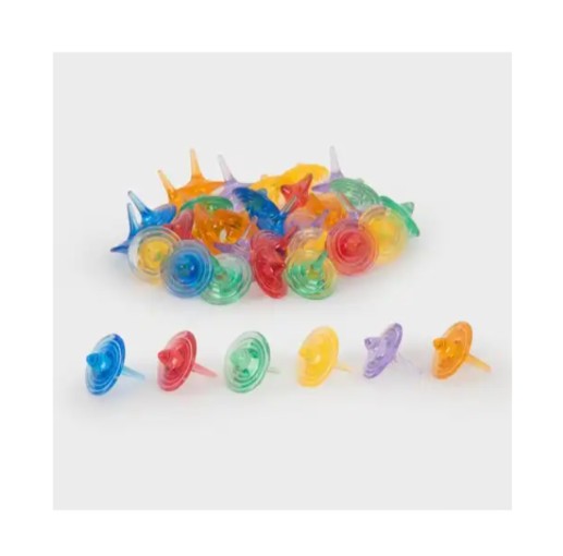 Peonzas de colores translúcidos (36 uds)