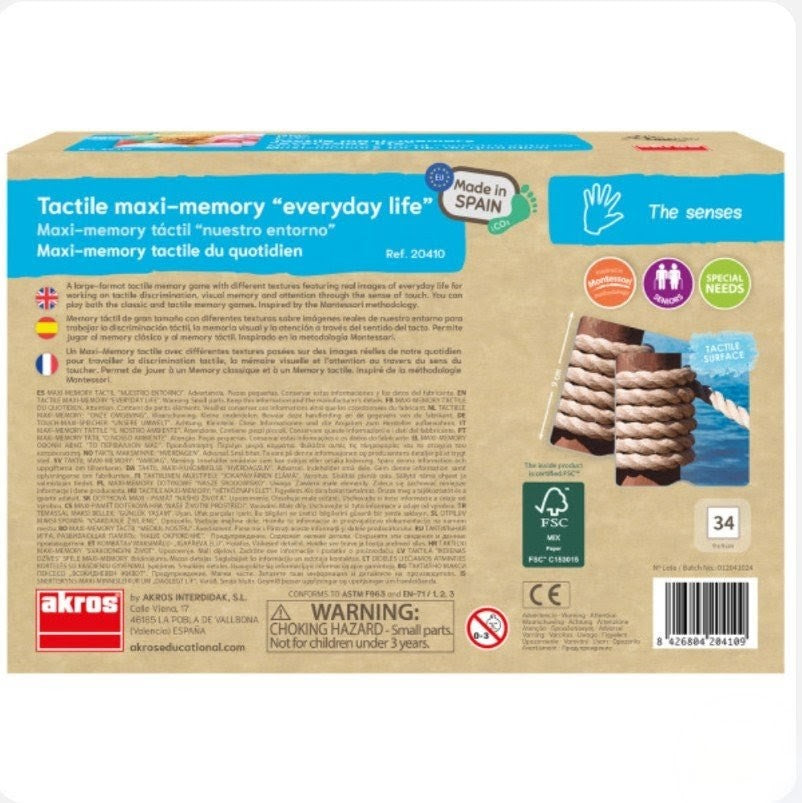 Maxi-Memory Táctil Entorno