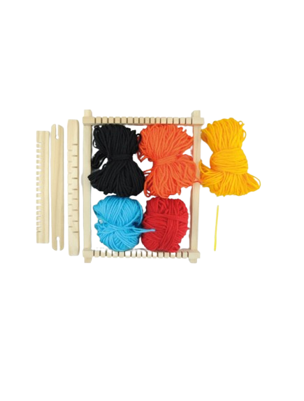 El meu primer teler: Creacions tèxtils