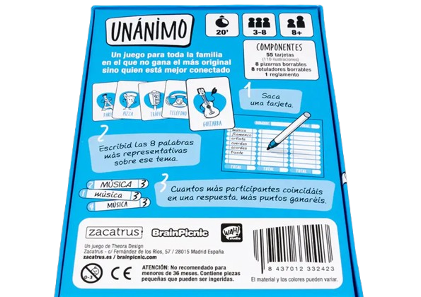 Unánimo Party – Juego de Palabras y Coincidencias en Grupo