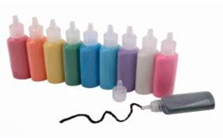 10 botellas con arena de colores