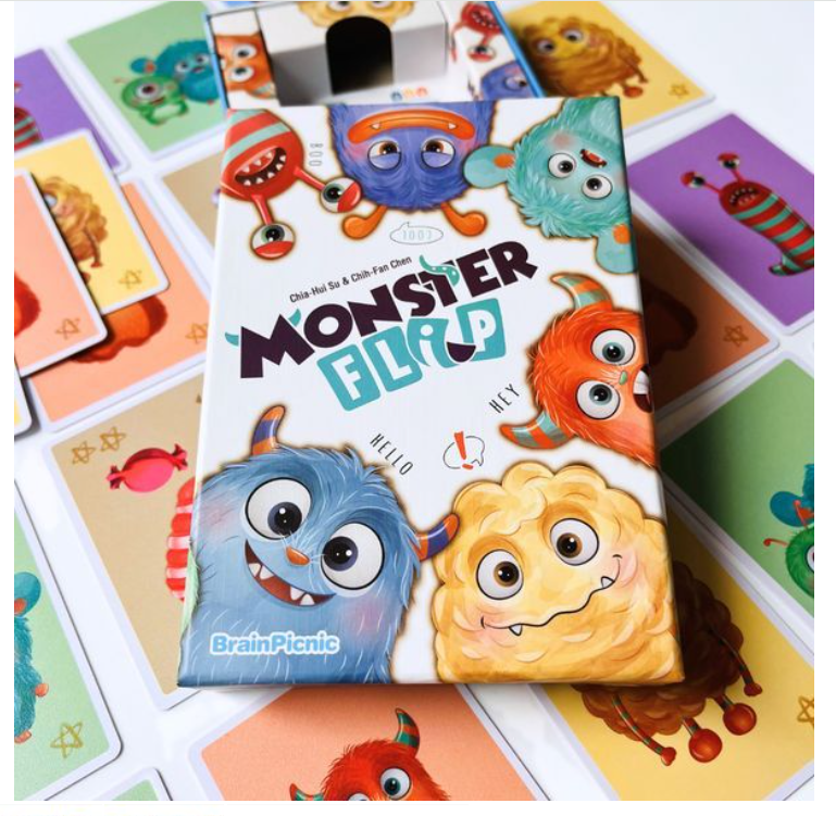 Monster Flip – Juego de Memoria con Monstruos y Cartas Resistentes al Agua