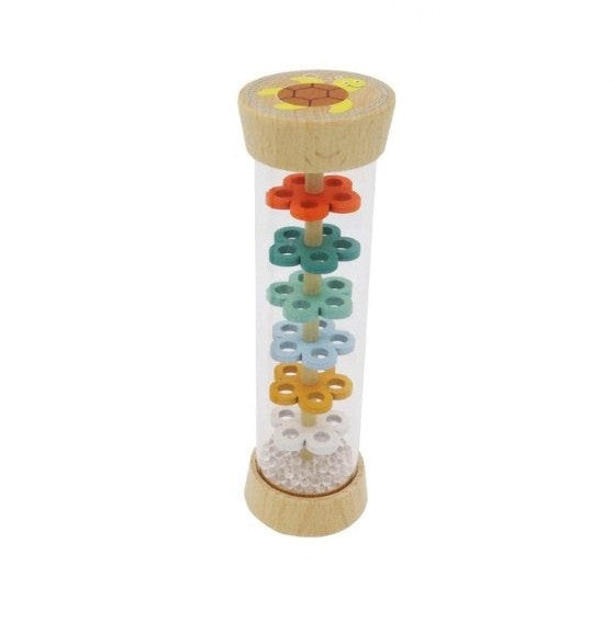 Palo de lluvia/ Display wooden rainmaker rattle